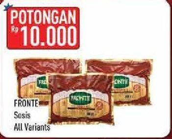 Promo Harga FRONTE Beef Sausage All Variants  - Hypermart