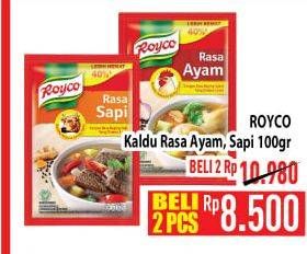 Promo Harga ROYCO Penyedap Rasa Ayam, Sapi 100 gr - Hypermart