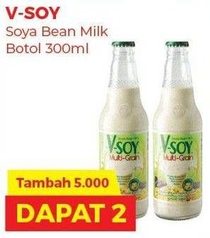 Promo Harga V-SOY Soya Bean Milk 300 ml - Alfamart