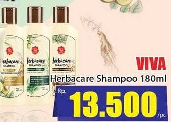 Promo Harga VIVA Herbacare Shampoo 180 ml - Hari Hari