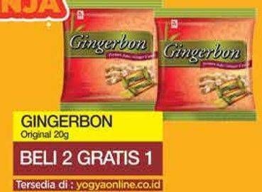 Promo Harga GINGERBON Permen 20 gr - Yogya