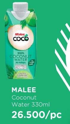 Promo Harga MALEE Coconut Water  330 ml - Watsons