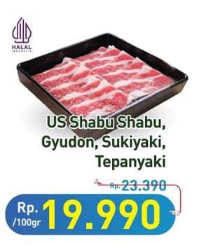 Promo Harga US Shabu Shabu, Gyudon, Sukiyaki, Tepanyaki  - Hypermart