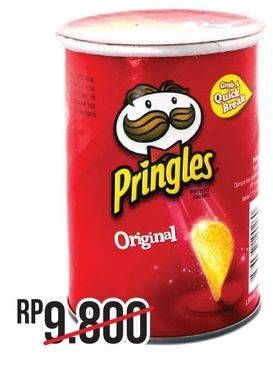 Promo Harga PRINGLES Potato Crisps Original, Sour Cream Onion 42 gr - Alfamart