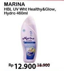 Promo Harga MARINA Hand Body Lotion Healthy Glow, Hydro Cool 460 ml - Alfamart