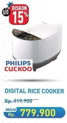 Promo Harga Philips, Cuckoo Digital Rice Cooker  - Hypermart