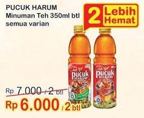 Promo Harga TEH PUCUK HARUM Minuman Teh All Variants per 2 botol 350 ml - Indomaret