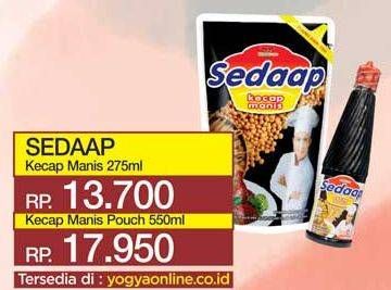 Promo Harga SEDAAP Kecap Manis 550 ml - Yogya