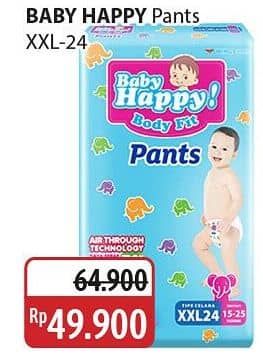 Promo Harga Baby Happy Body Fit Pants XXL24 24 pcs - Alfamidi