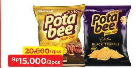 Promo Harga POTABEE Snack Potato Chips Grilled Seaweed, BBQ Beef, Wagyu Beef Steak, Ayam Bakar 68 gr - Alfamart