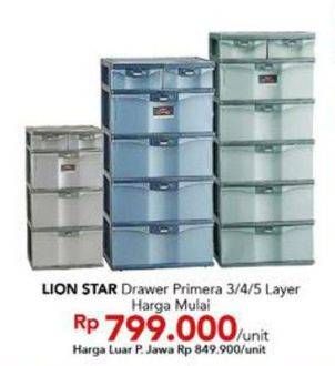 Promo Harga LION STAR Rak Susun  - Carrefour