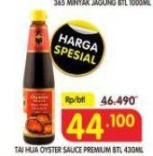 Promo Harga Tai Hua Premium Oyster Sauce 430 ml - Superindo