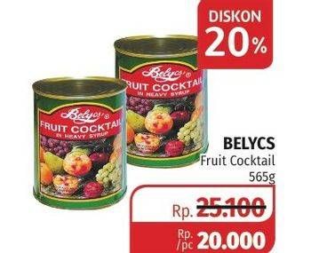 Promo Harga BELYCS Fruit Cocktail 565 gr - Lotte Grosir