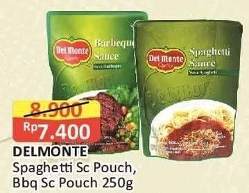 Promo Harga DEL MONTE Cooking Sauce Barbeque, Spaghetti 250 gr - Alfamart