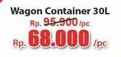 Promo Harga Lion Star Wagon Container 30lt  - Hari Hari