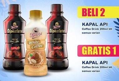 Promo Harga KAPAL API Kopi Signature Drink All Variants 200 ml - Indomaret