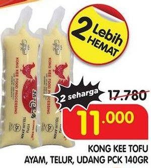 Promo Harga KONG KEE Tofu Ayam, Telur Spesial, Udang 140 gr - Superindo