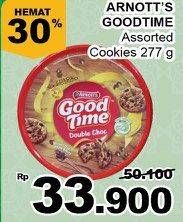 Promo Harga GOOD TIME Cookies Chocochips Assorted Cookies 277 gr - Giant