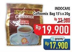 Promo Harga Indocafe Coffeemix per 15 sachet 20 gr - Hypermart