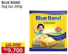 Promo Harga Blue Band Margarine Serbaguna 200 gr - Alfamart
