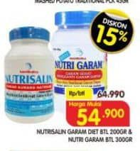 Promo Harga Nutrisalin Garam Diet/Garam  - Superindo