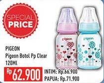 Promo Harga PIGEON Botol Susu PP Clear 120 ml - Hypermart