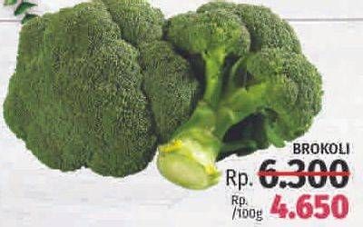 Promo Harga Brokoli per 100 gr - LotteMart