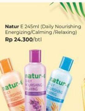 Promo Harga NATUR-E Hand Body Lotion Daily Nourishing Calming, Energizing, Relaxing 245 ml - Carrefour
