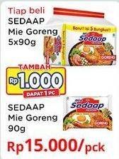 Promo Harga Sedaap Mie Goreng 90 gr - Indomaret