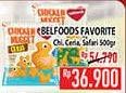 Promo Harga BELFOODS Nugget Chicken Nugget Ceria, Chicken Nugget Safari 450 gr - Hypermart