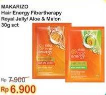 Promo Harga MAKARIZO Hair Energy Fibertherapy Hair & Scalp Creambath Royal Jelly, Aloe Melon 30 gr - Indomaret
