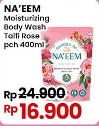 Promo Harga NAEEM Body Wash Taifi Rose 400 ml - Indomaret