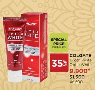 Promo Harga COLGATE Toothpaste Optic White  - Watsons