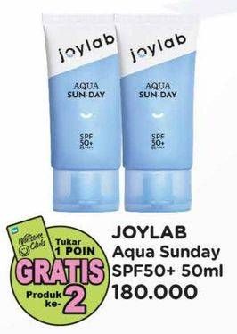 Promo Harga Joylab Aqua Sun-Day SPF50+ 50 ml - Watsons