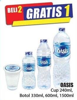 Promo Harga Oasis Air Mineral Cup/ Botol  - Hari Hari