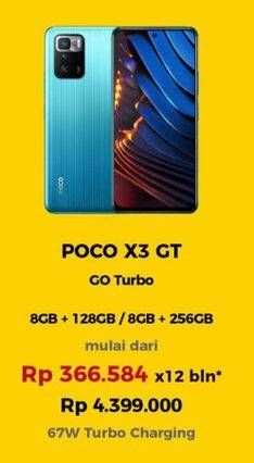 Promo Harga XIAOMI POCO X3 GT 8GB + 128, 8GB + 256  - Erafone