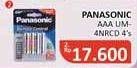 Promo Harga Panasonic Alkaline Battery AAA 4 pcs - Alfamidi