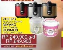 Promo Harga Philips / Miyako / Cosmos Rice Cooker  - Yogya