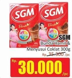 Promo Harga SGM Bunda Susu Ibu Hamil & Menyusui Cokelat 300 gr - Hari Hari