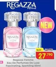Promo Harga Regazza Femme Eau de Parfume of Luxe Fascinating, Sparkling Blue 50 ml - Superindo