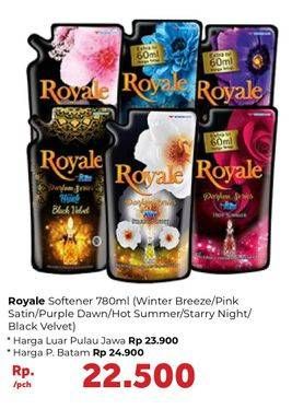 Promo Harga SO KLIN Royale Parfum Collection Winter Breeze, Pink Satin, Purple Dawn, Hot Summer, Starry Night, Black Velvet 720 ml - Carrefour