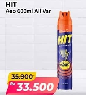 Promo Harga HIT Aerosol All Variants 600 ml - Alfamart