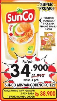 Promo Harga Sunco Minyak Goreng 2000 ml - Superindo