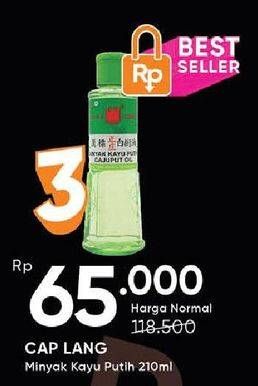 Promo Harga Cap Lang Minyak Kayu Putih 210 ml - Guardian