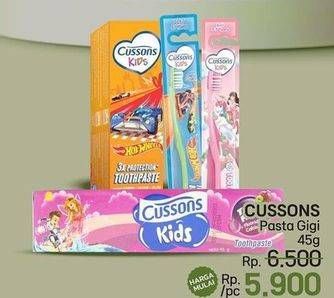 Promo Harga Cussons Kids Toothpaste 45 gr - LotteMart