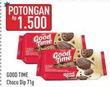 Promo Harga Good Time Cookies Chocochips Choco Dip 71 gr - Hypermart