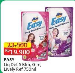 Promo Harga ATTACK Easy Detergent Liquid Sparkling Blooming, Sweet Glamour, Lively Energetic 750 ml - Alfamart