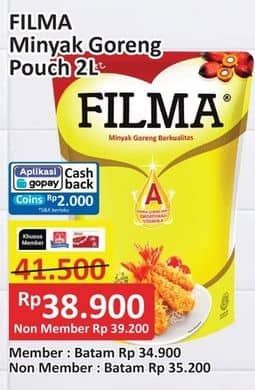 Promo Harga Filma Minyak Goreng 2000 ml - Alfamart