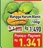 Promo Harga Mangga Harum Manis per 100 gr - Hypermart