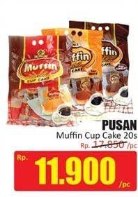 Promo Harga PUSAN Muffin Cup Cake 20 pcs - Hari Hari